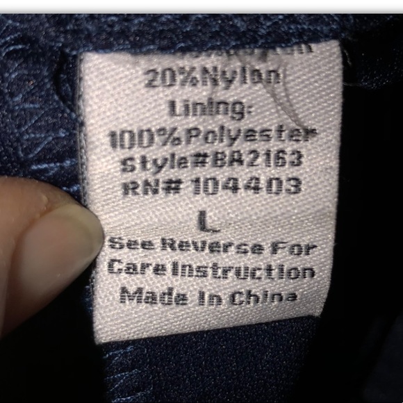 NWT Anthropologie Blu Pepper Navy Lace Tunic Dress Top Bell Sleeves Women L Boho - Picture 8 of 9